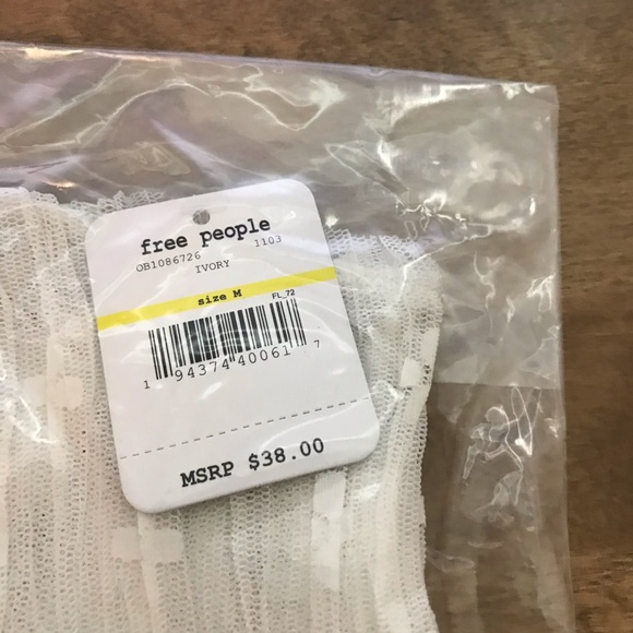 Free People Boho Lace Feminine Floral Bralette Bra - Picture 8 of 9